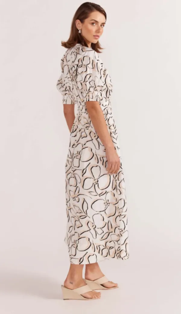 Amina Midi Dress Floral