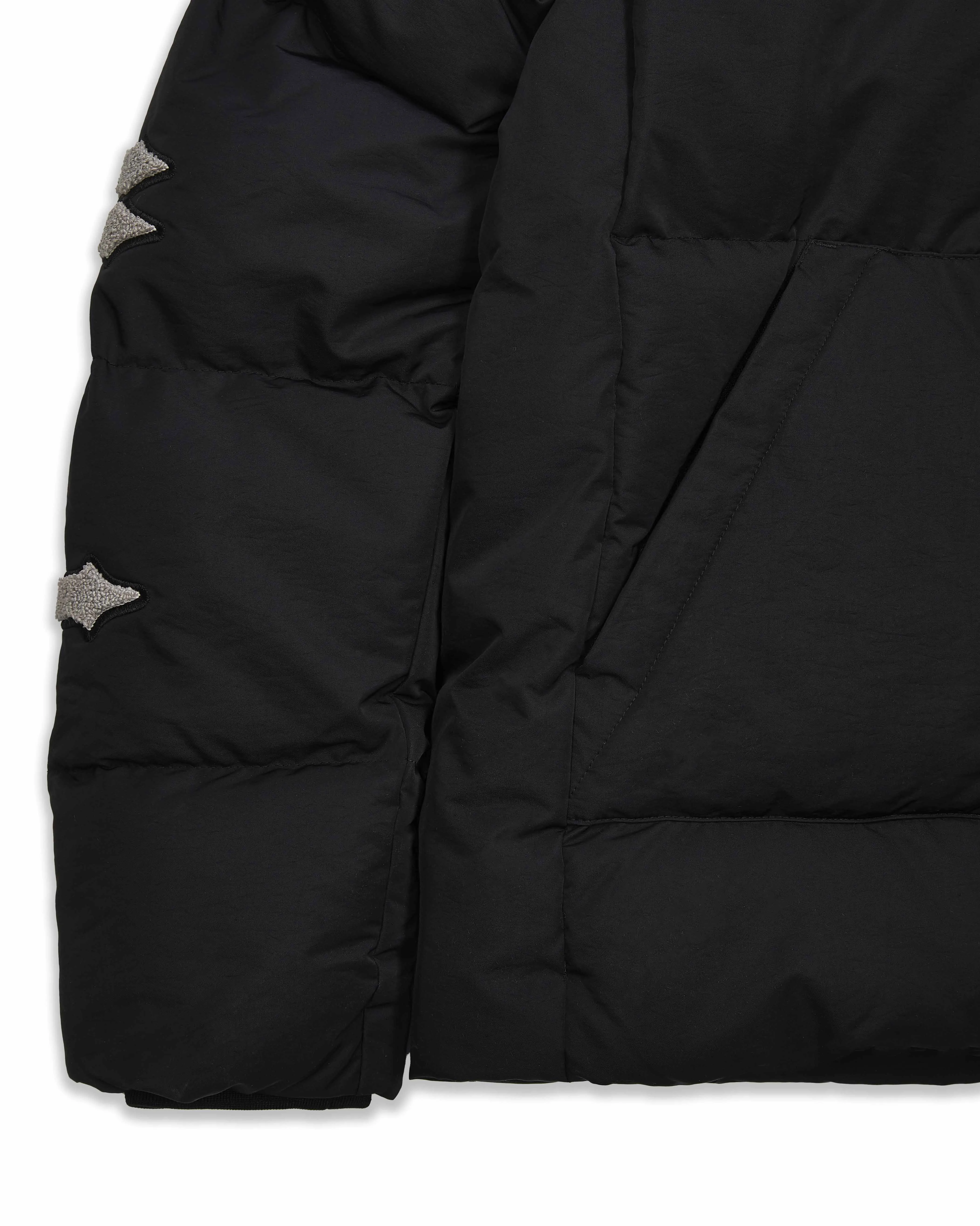 Irongate Chenille Sleeve Puffer - Black