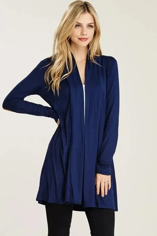 Jacqueline Cardigan with Suede Patches