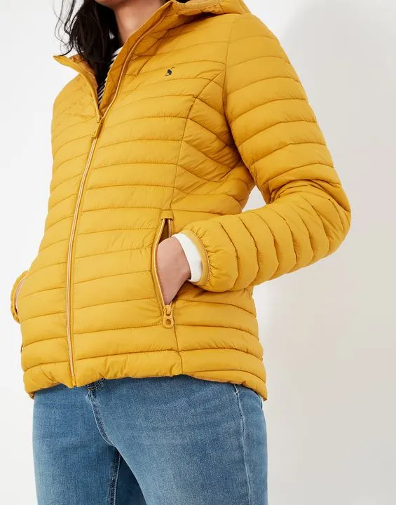 Joules Snug Shower Proof Packable Puffer Coat