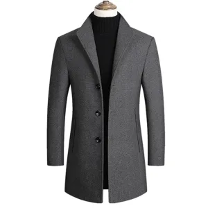 Men's High Quality Luxurious Wool Coat