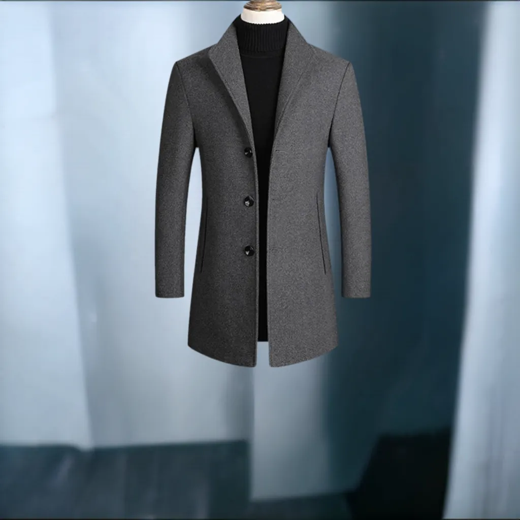 Men's High Quality Luxurious Wool Coat