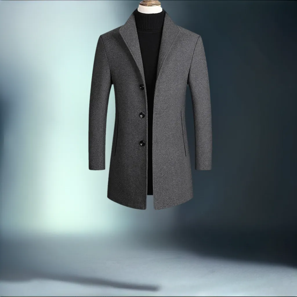 Men's High Quality Luxurious Wool Coat