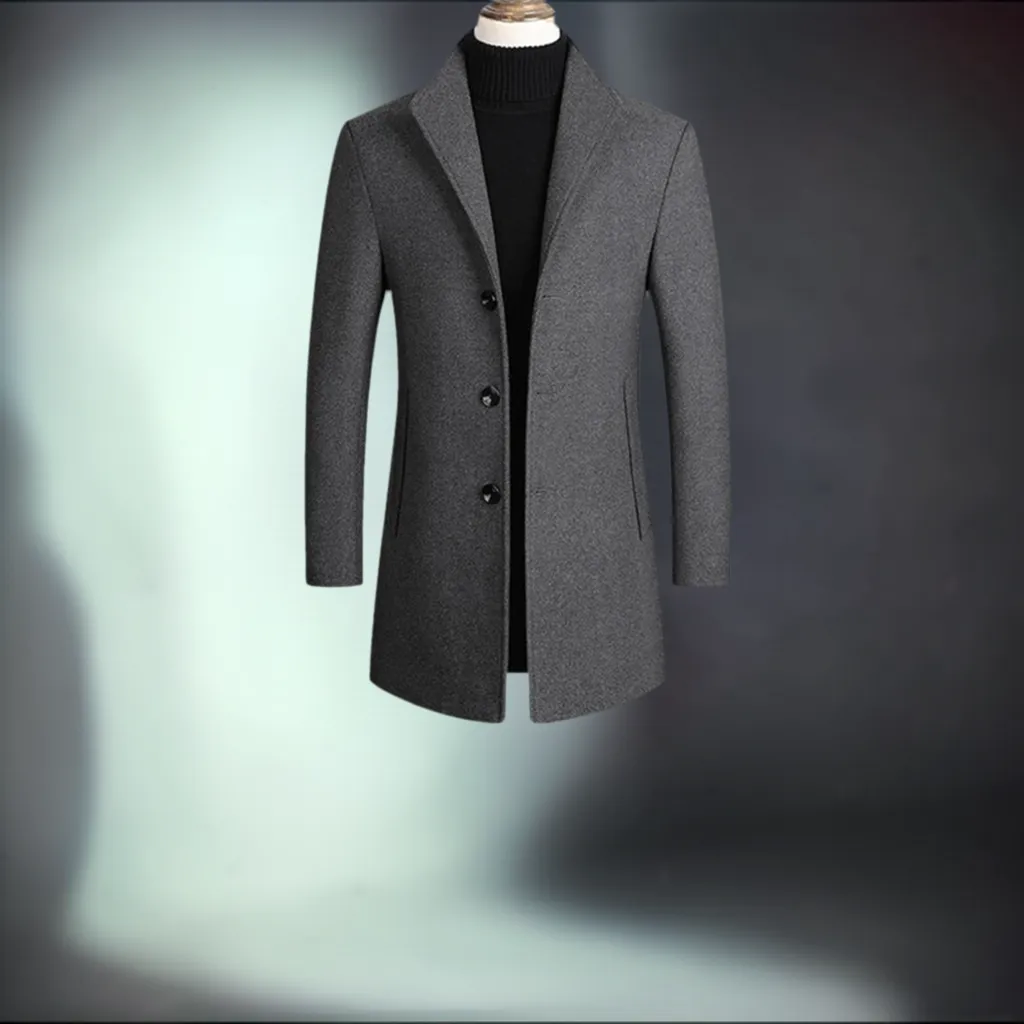 Men's High Quality Luxurious Wool Coat