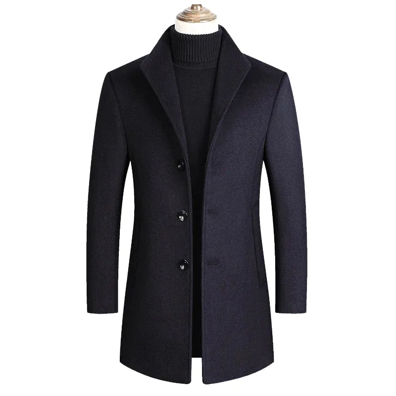 Men's High Quality Luxurious Wool Coat