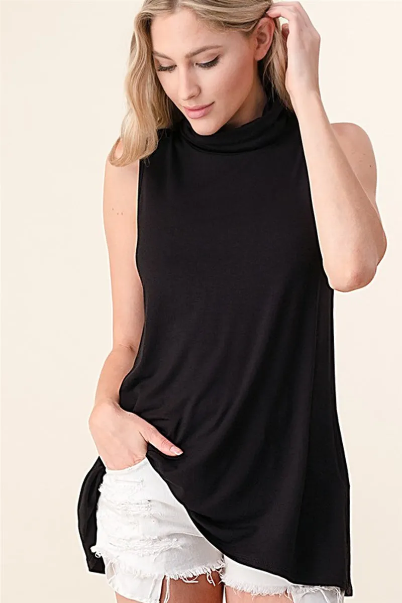 Turtleneck Top With Mask